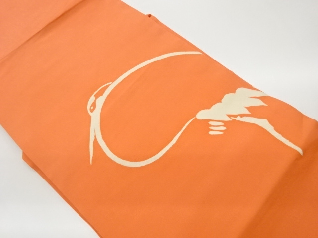 JAPANESE NAGOYA OBI / SHIOZE / ABSTRACT CRANE
